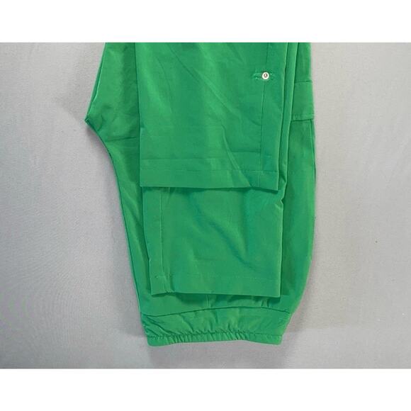 Chico's Zenergy Super Lightweight Pull On Microfiber Cargo Pants. Green, 1 (8) - Picture 3 of 9